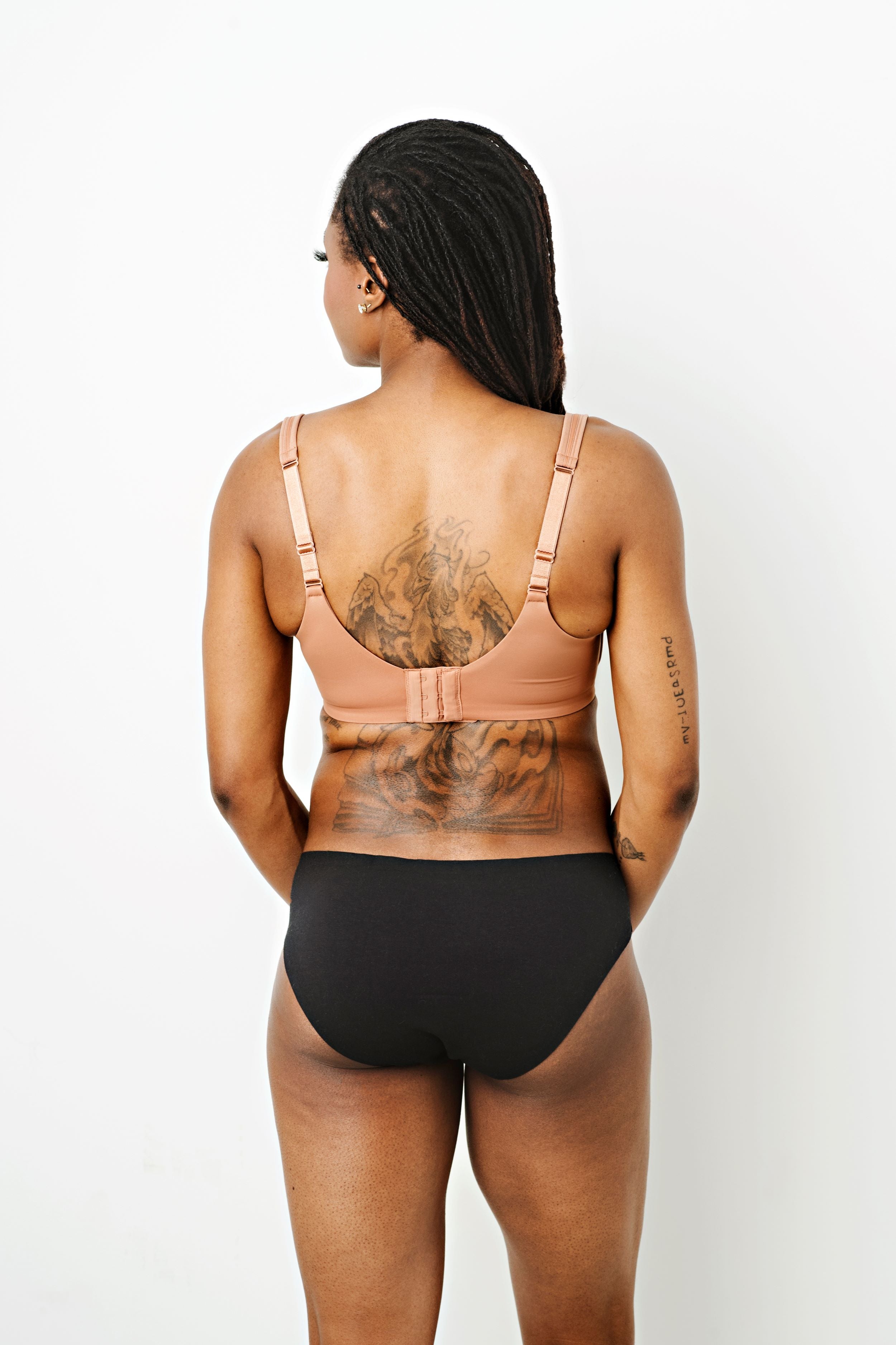 Abbie Luxe Back & Side Smoothing T-Shirt Bra in Mocha Mousse