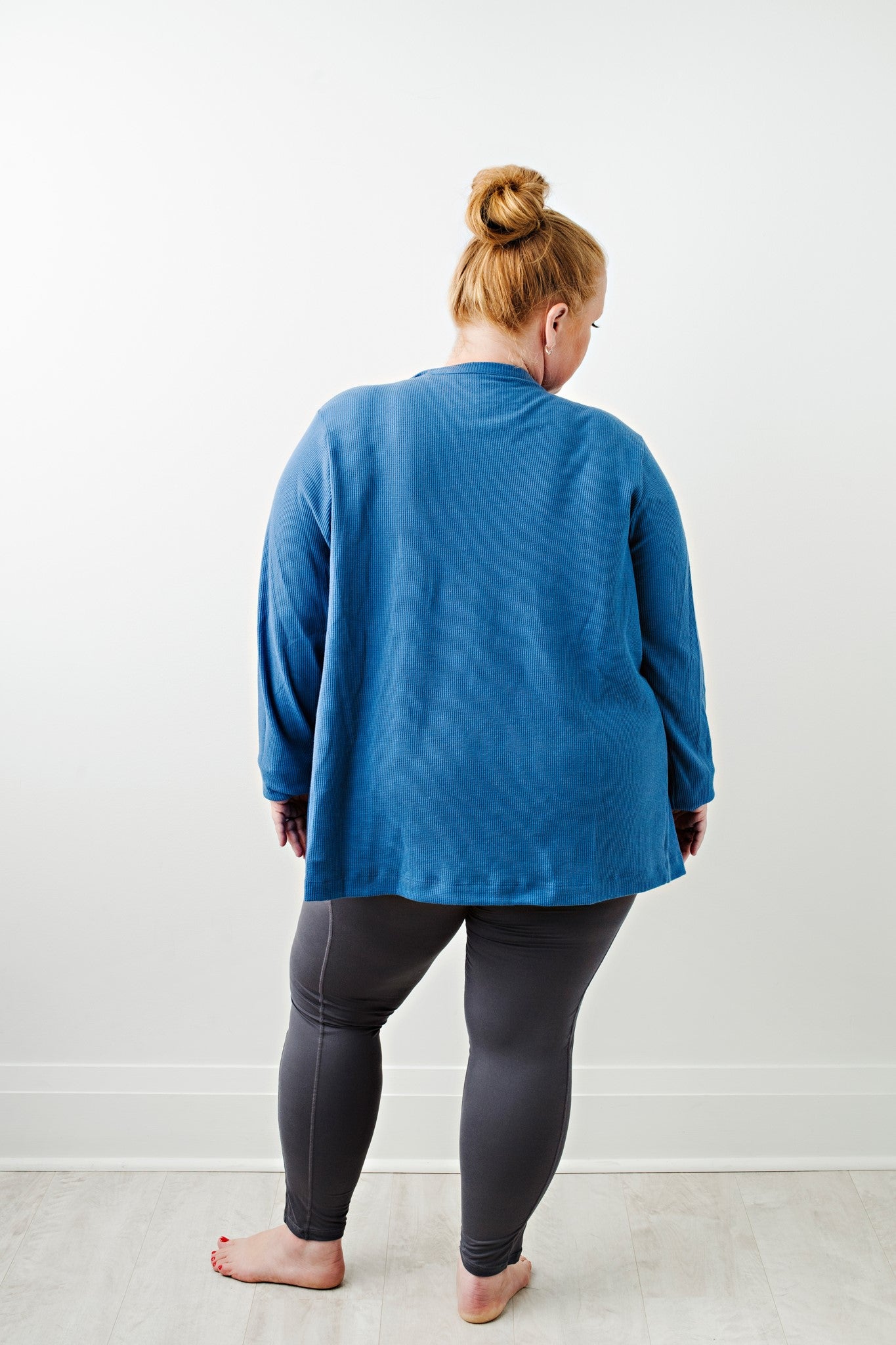 Waterfall Waffle Knit Layering Jacket