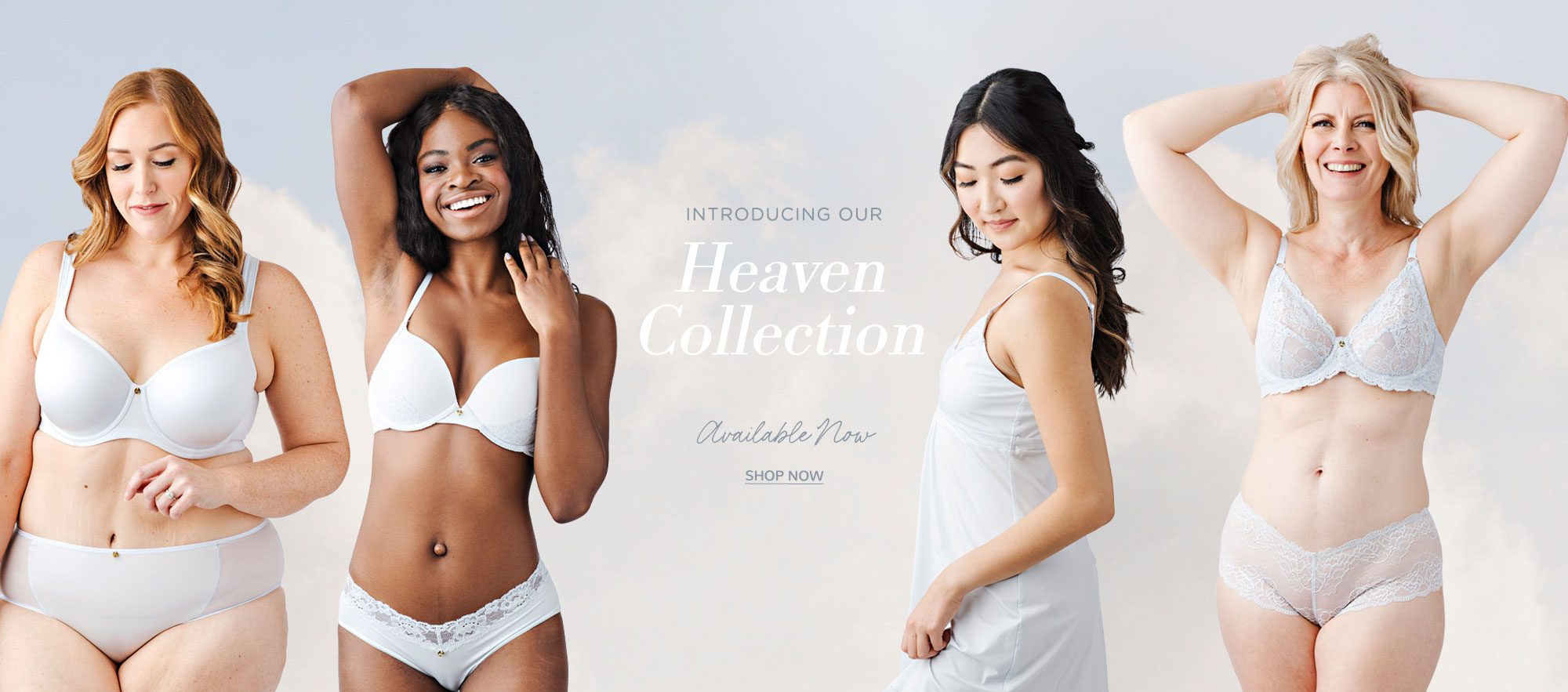 My essentials collections offers different bra and brief models in