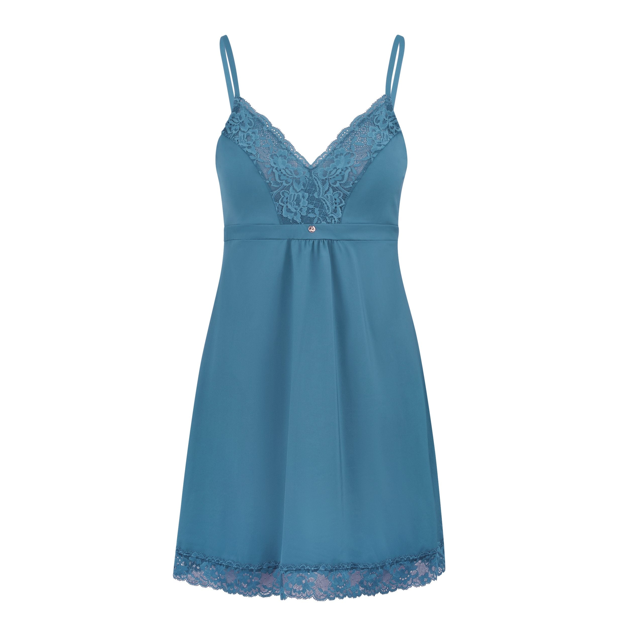 Alfani Intimates Women's Dip Dye U-Neck Chemise Nightgown (3XL, Sky Blue  Dip Dye)