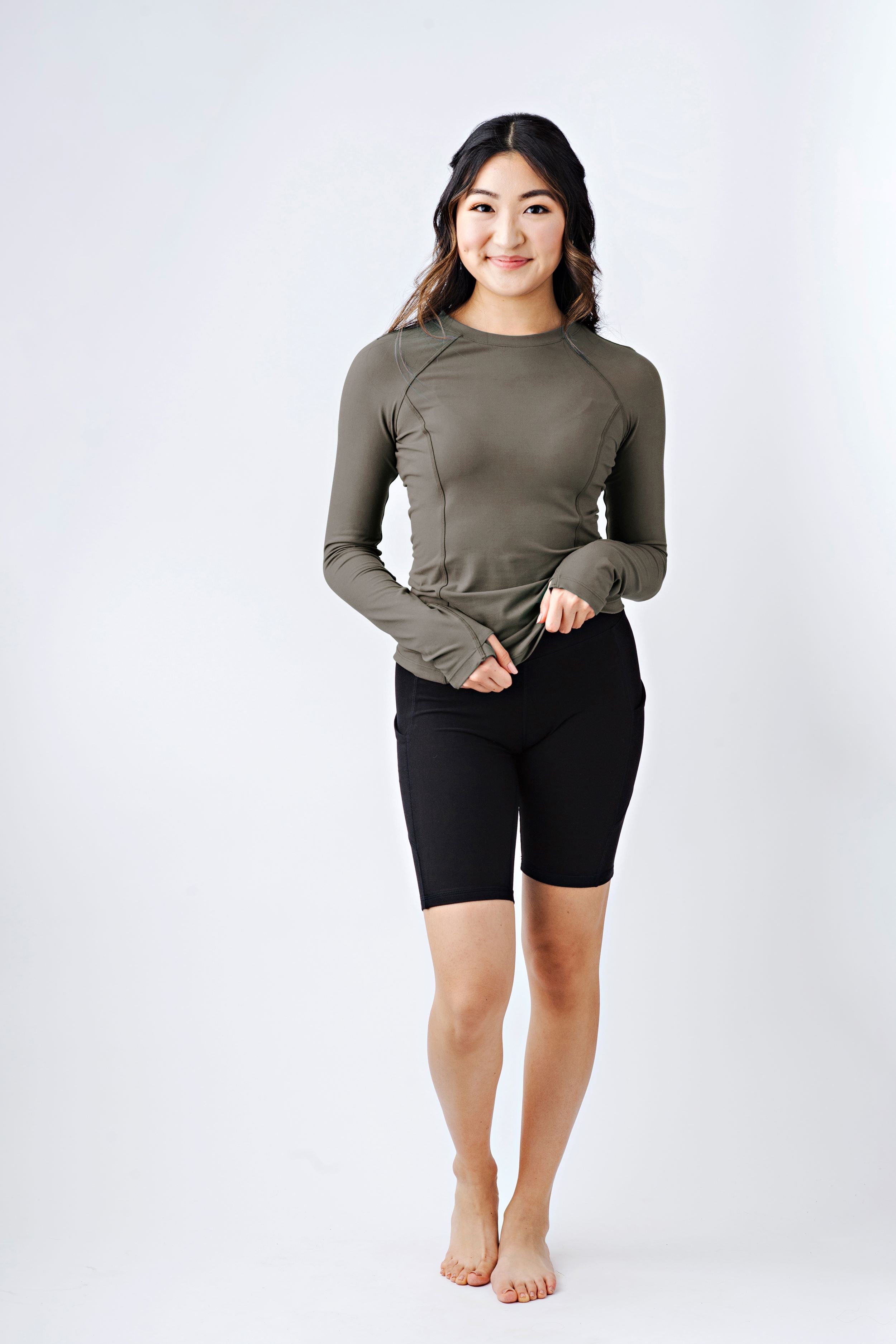 EBW FIT Fitted Thumbhole Shirt