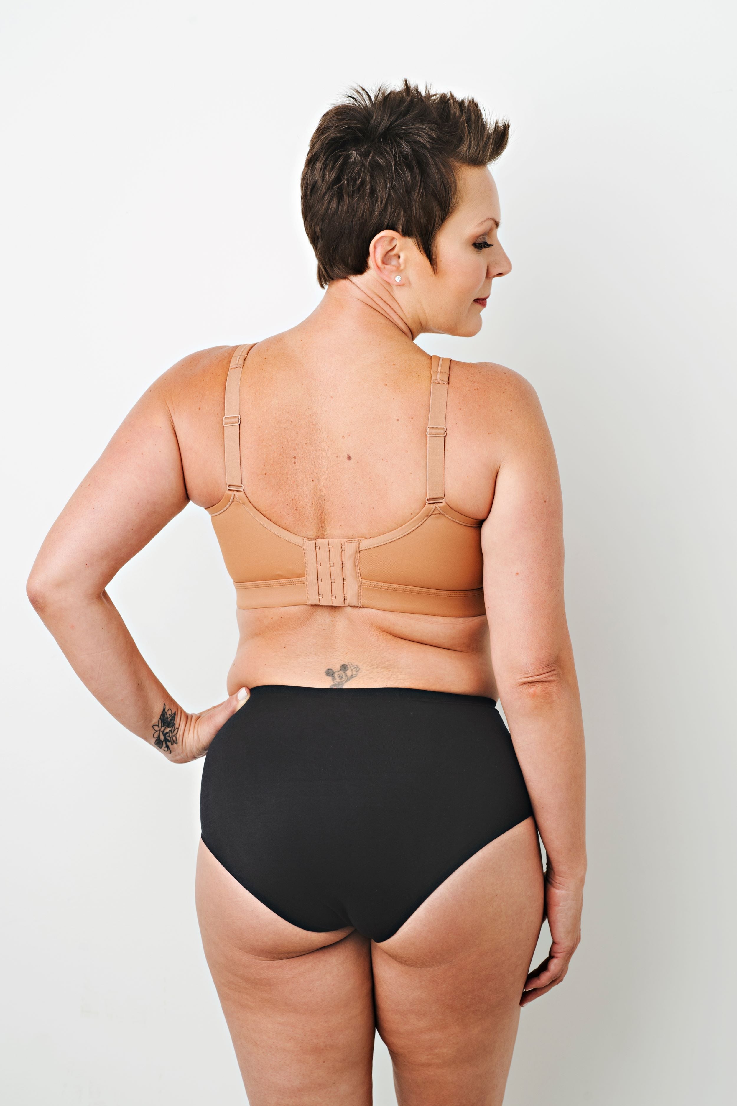 Poppy Luxe Back & Side Smoothing Cooling Wireless T-Shirt Bra in Mocha Mousse