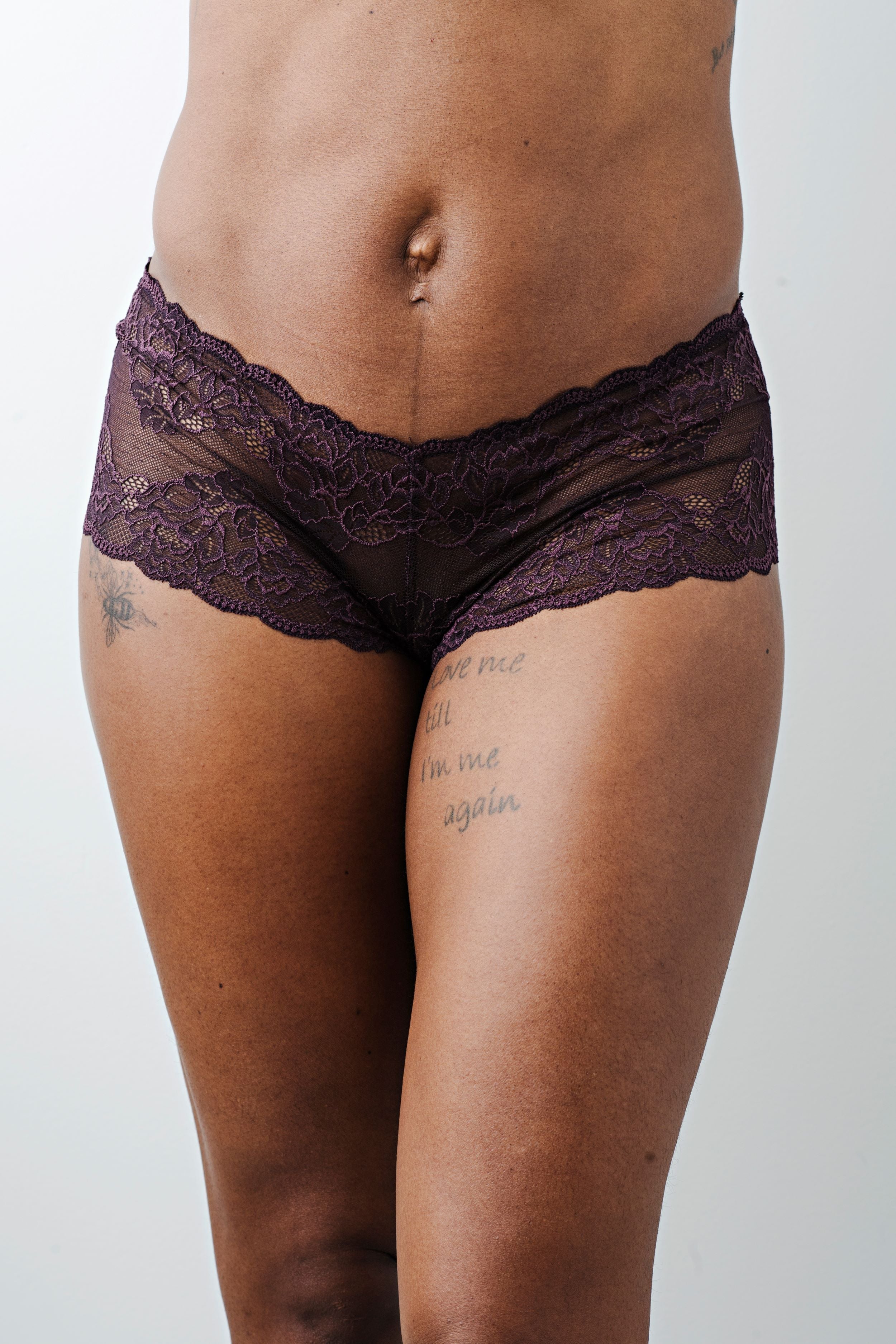Belong Together Lace Cheeky Panty - Black
